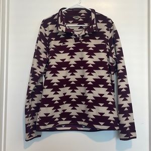 Duluth Trading Pink and Cream Fleece - Never Worn - Sz. L